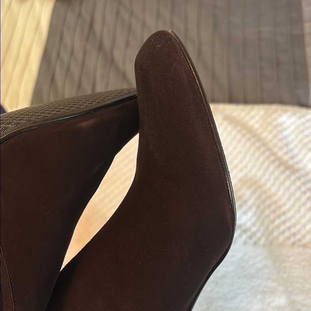 Stuart Weitzman Cola (very dark brown) ankle boots - Picture 12 of 14